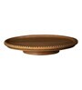 Lazy Susan Natural Brown 17 Inch Mango Wood Revolving Appetizer Platter