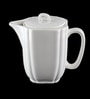 Lazzaro Tesoro White Porcelain 650 ML Tea and Coffee Pot