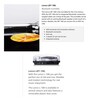 LBT-188 Vinyl Record Player with Bluetooth Turntable with 3-Speed Vinyl Player (33/45 RPM), Pine Colour