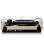 LBT-188 Vinyl Record Player with Bluetooth Turntable with 3-Speed Vinyl Player (33/45 RPM), Pine Colour