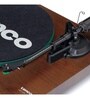 LBT-225WA Turntable  AT-VM95E Cartridge  Carbon Fibre Tone Arm with Glass Platter  Record Player with Bluetooth, Dark Brown Colour