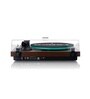 LBT-225WA Turntable  AT-VM95E Cartridge  Carbon Fibre Tone Arm with Glass Platter  Record Player with Bluetooth, Dark Brown Colour