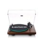 LBT-225WA Turntable  AT-VM95E Cartridge  Carbon Fibre Tone Arm with Glass Platter  Record Player with Bluetooth, Dark Brown Colour