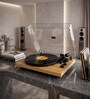 LBT-335BA Vinyl Record Player Bamboo with Bluetooth Turntable Ortofon 2M Red Cartridge Carbon Fibre Tone Arm with Cork Slip Mat Expertise Line Environmental Friendly