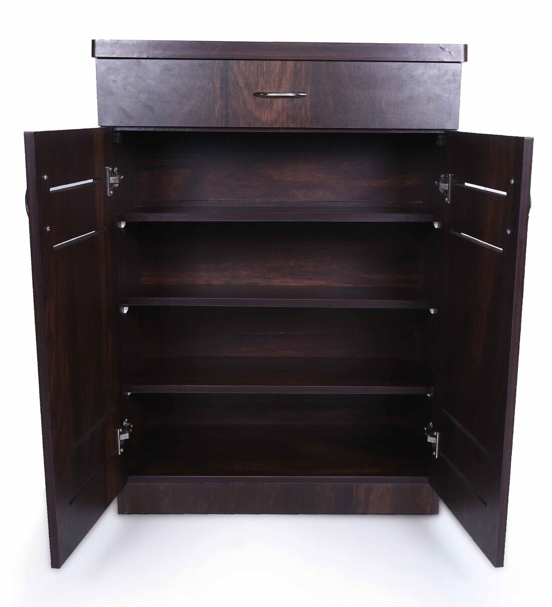 Buy Leeds 2 Door Shoe In Brown Finish By Solace Craft Online