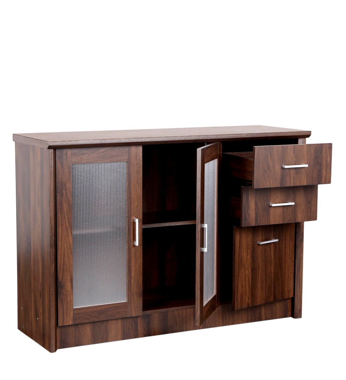 Buy Lewis Sideboard In Walnut Color by Home Centre Online Modern
