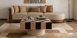 Le Roi 3 Seater Sofa In Savanna Beige Color