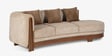 Le Roi 3 Seater Sofa In Savanna Beige Color