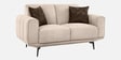 Lebanon Chenille Fabric 2 Seater Sofa In Cream Colour Lebanon Chenille Fabric 2 Seater Sofa In Cream Colour