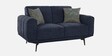 Lebanon Chenille Fabric 2 Seater Sofa In Navy Blue Colour