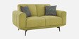 Lebanon Chenille Fabric 2 Seater Sofa In Olive Green Color