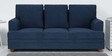 Leipzig Fabric 3 Seater Sofa in Blue Colour