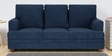 Leipzig Fabric 3 Seater Sofa in Blue Colour