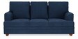 Leipzig Fabric 3 Seater Sofa in Blue Colour