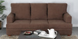 Leipzig 3 Seater Sofa in Brown Colour