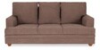 Leipzig 3 Seater Sofa in Brown Colour