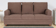 Leipzig 3 Seater Sofa in Brown Colour