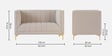 Lem Velvet 2 Seater Sofa In Cream Colour Lem Velvet 2 Seater Sofa In Cream Colour