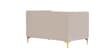 Lem Velvet 2 Seater Sofa In Cream Colour Lem Velvet 2 Seater Sofa In Cream Colour