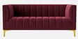Lem Velvet 2 Seater Sofa in Maroon Colour