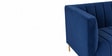 Lem Velvet 2 Seater Sofa In Navy Blue Colour Lem Velvet 2 Seater Sofa In Navy Blue Colour