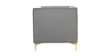 Lem Velvet 3 Seater Sofa in Grey Colour
