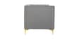 Lem Velvet 3 Seater Sofa in Grey Colour