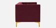 Lem Velvet 3 Seater Sofa in Maroon Colour