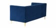 Lem Velvet 3 Seater Sofa In Navy Blue Colour