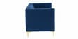 Lem Velvet 3 Seater Sofa In Navy Blue Colour