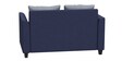 Lenorio 2 Seater Sofa in Blue-Grey Colour