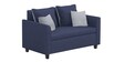 Lenorio 2 Seater Sofa in Blue-Grey Colour