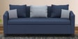 Lenorio Fabric 3 Seater Sofa in Blue-Grey Colour