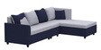 Lenorio 6 Seater LHS Sofa in Blue & Grey Colour