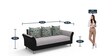 Leo 3+1+1 Sofa Set in Multi Colour