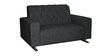 Leopard 2 Seater Sofa in Charcoal Grey Colour