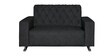 Leopard 2 Seater Sofa in Charcoal Grey Colour