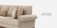Lewis 3 Seater Sofas In Beige Colour Lewis 3 Seater Sofas In Beige Colour