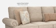 Lewis 3 Seater Sofas In Beige Colour Lewis 3 Seater Sofas In Beige Colour