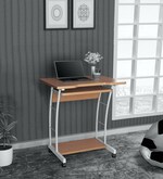 Buy Leo Computer Table in Brown Finish by Nilkamal Online - Computer ...