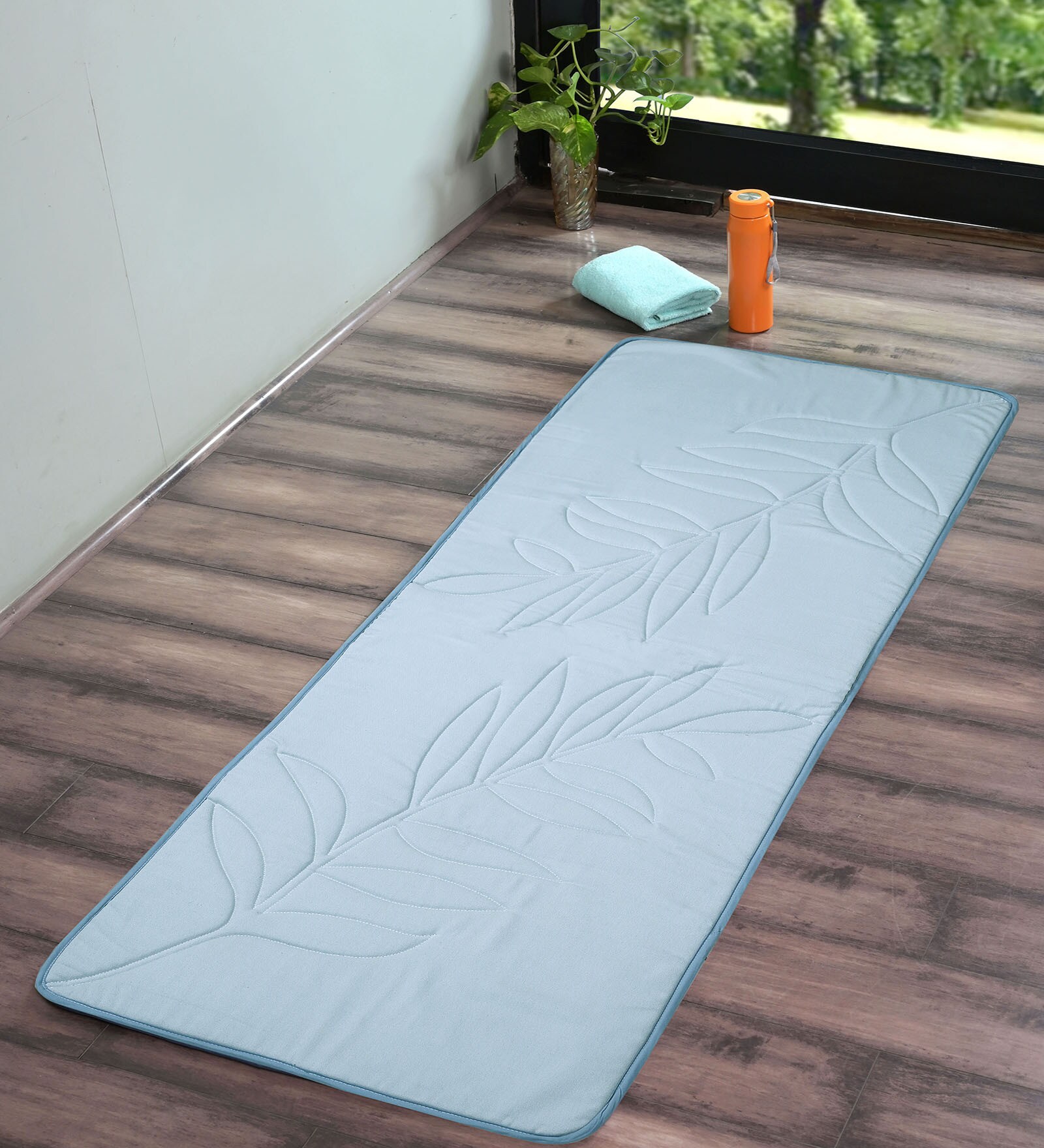 Blue Leaf Micro Yoga Mat