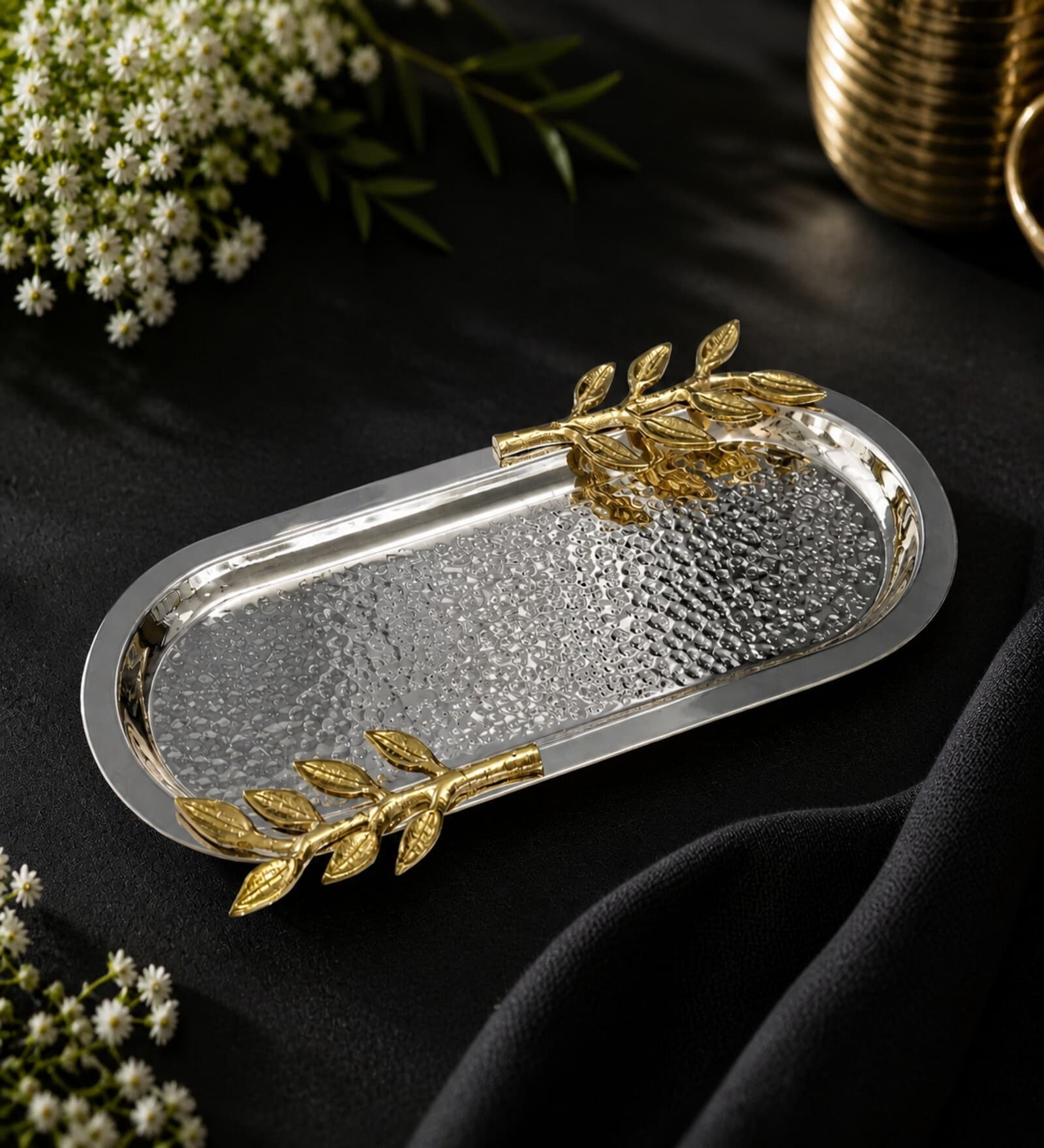 Leaf Oval Serving Platter