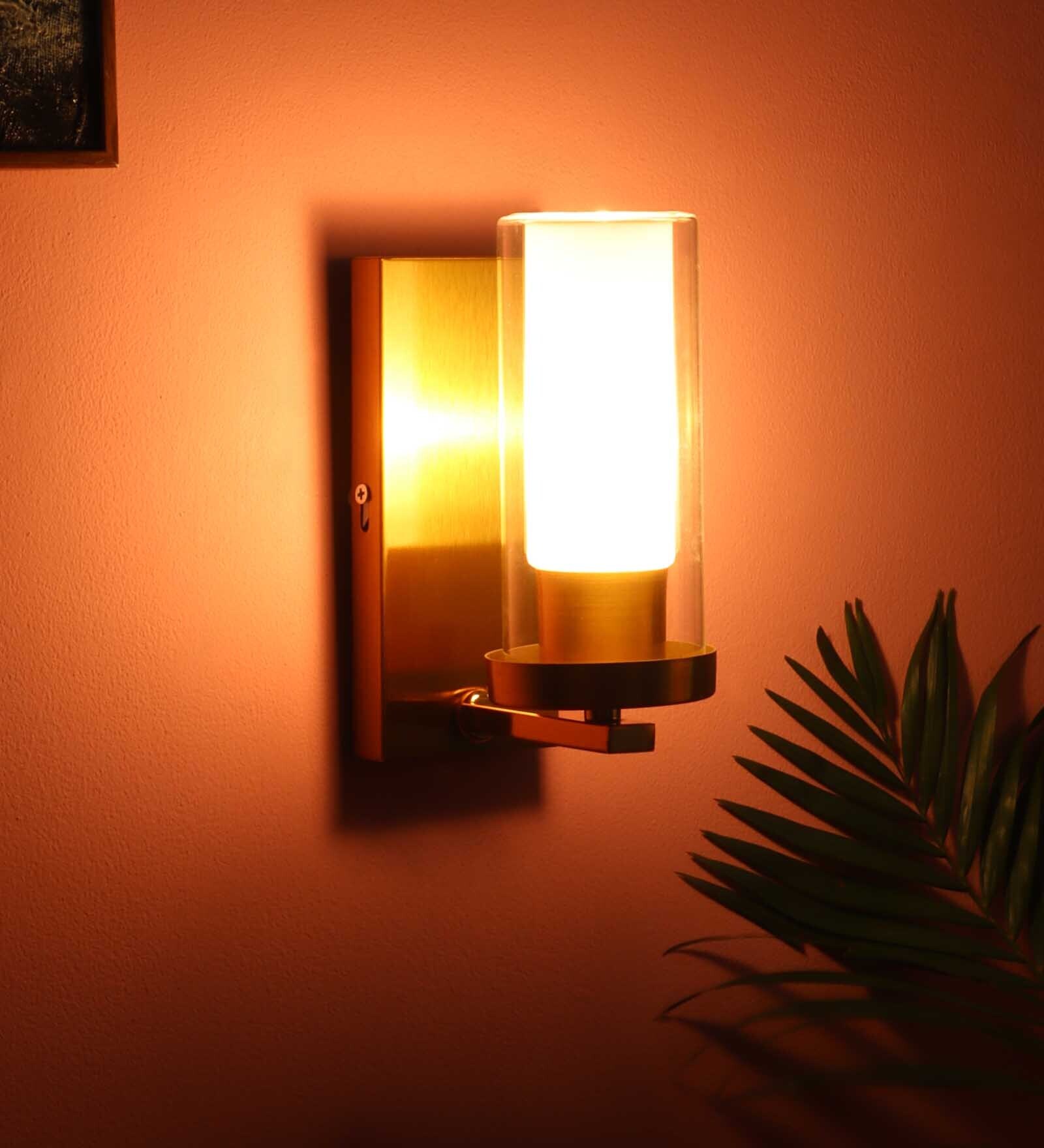 Learc Designer Lighting Antique Brass Finish Wall Light Wl2733