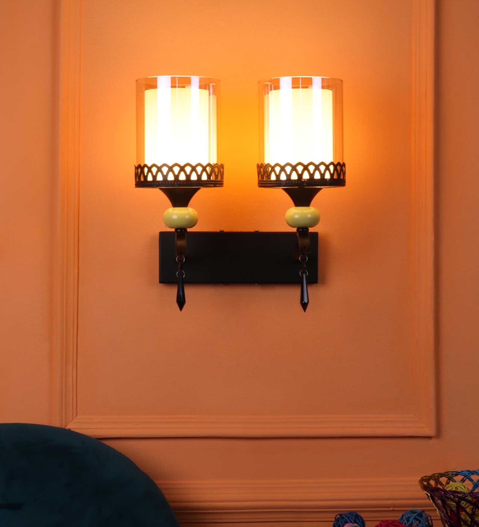 Buy Learc Designer Lighting Wrought Iron Rustic Finish Wall Light