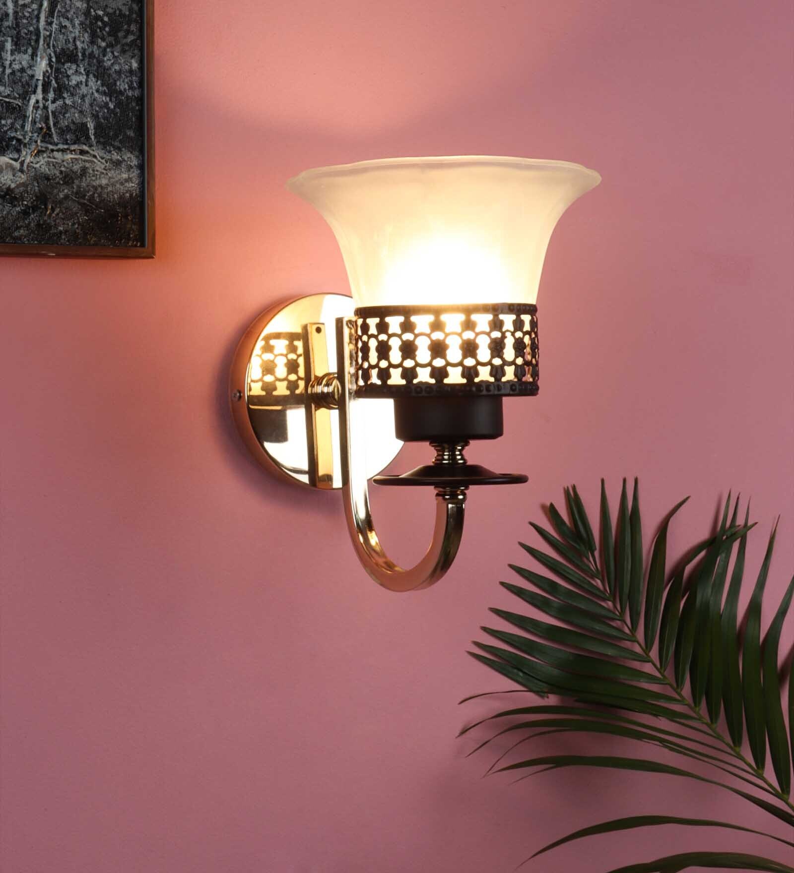 Buy Learc Designer Lighting Wrought Iron Rustic Finish Wall Light