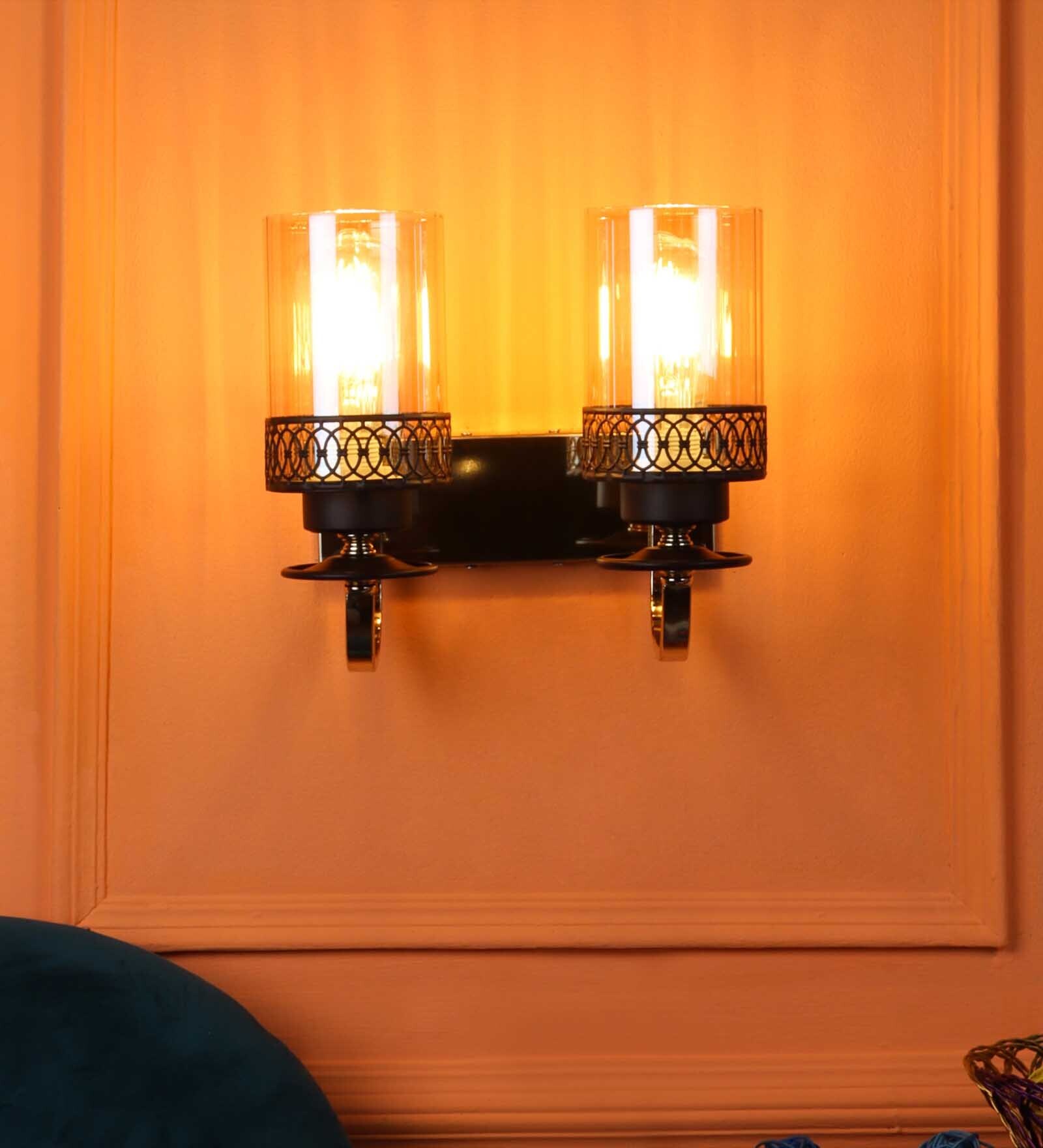 Buy Learc Designer Lighting Wrought Iron Rustic Finish Wall Light