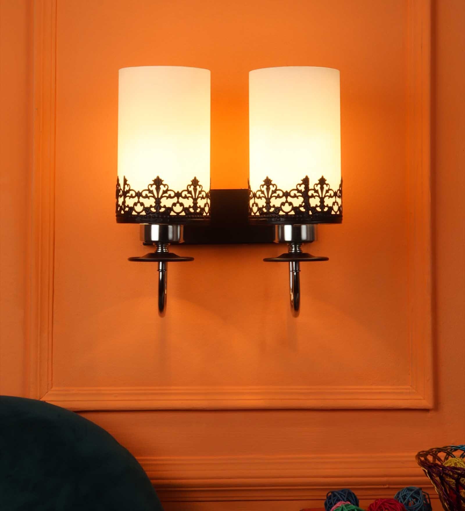 Buy Learc Designer Lighting Wrought Iron Rustic Finish Wall Light