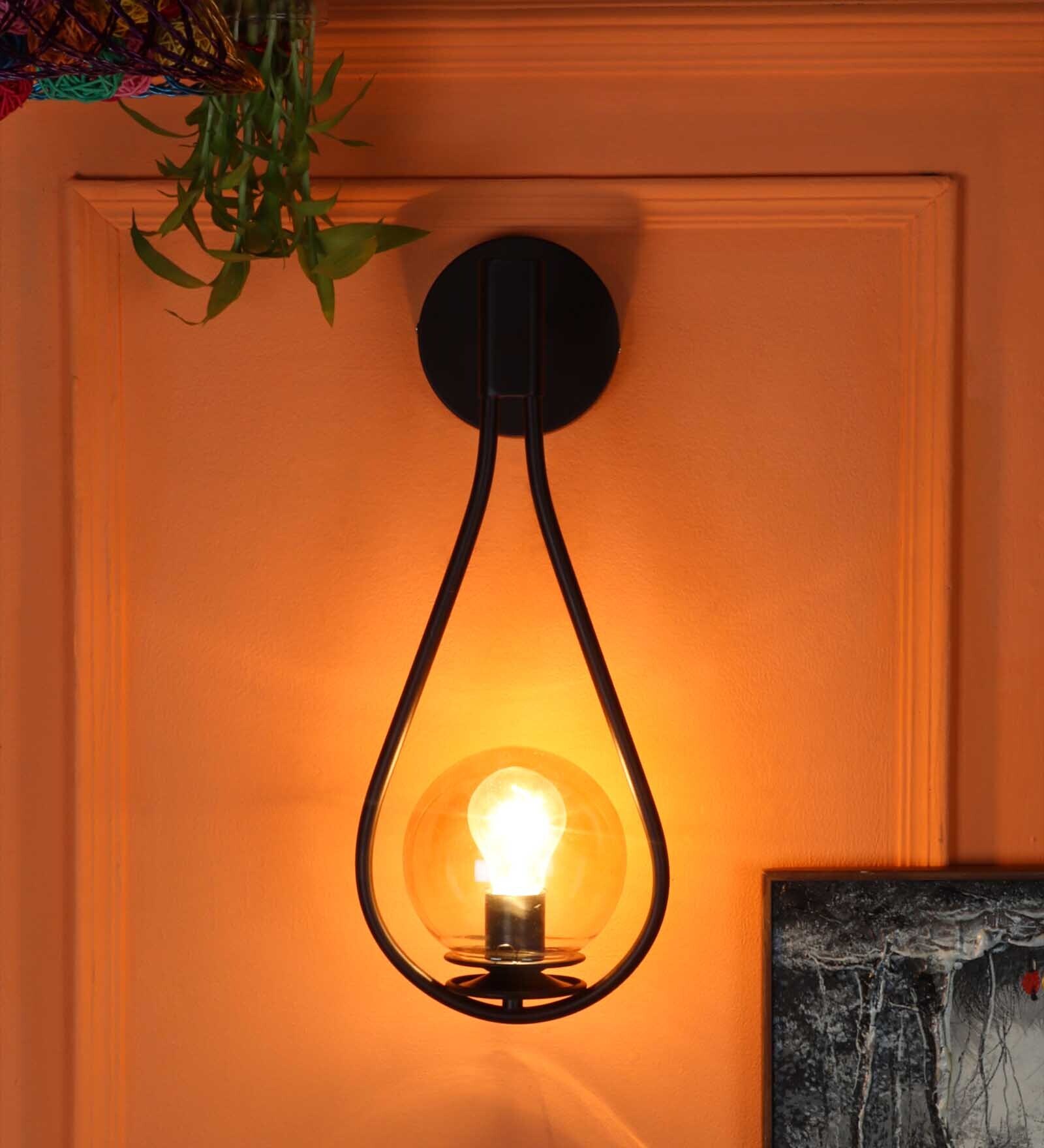 Buy Learc Designer Lighting Wrought Iron Rustic Finish Wall Light