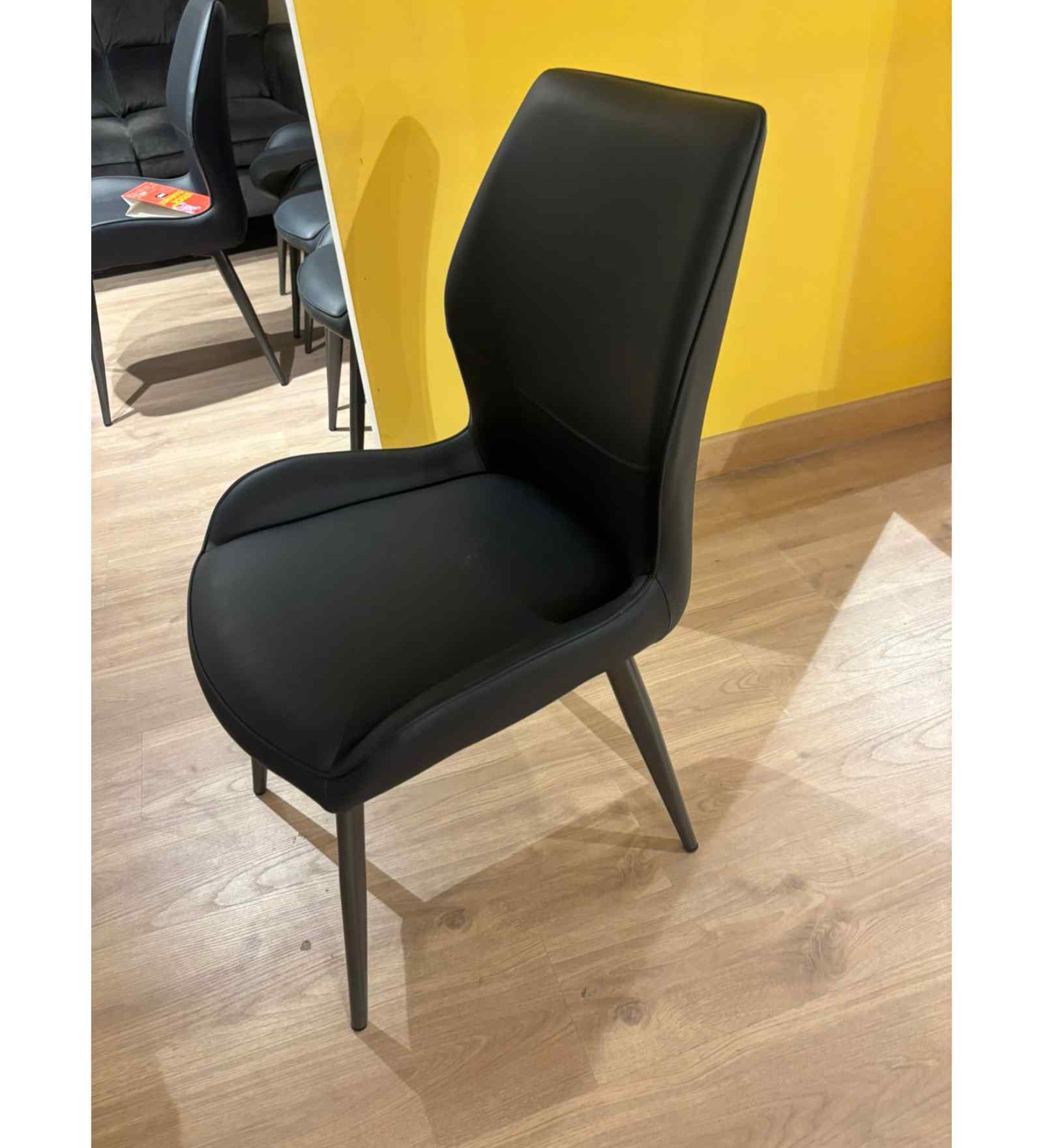Leatherette Dining Chair in Blue Colour