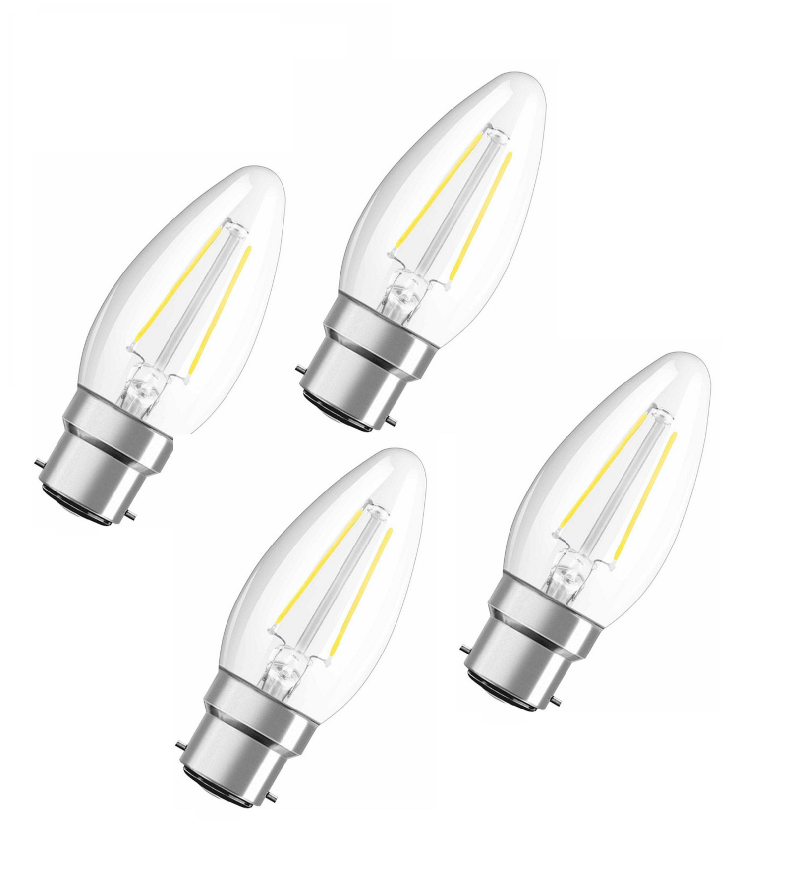 Orca 3 Watts B22 Holder Filament Bulb (Set of 4)